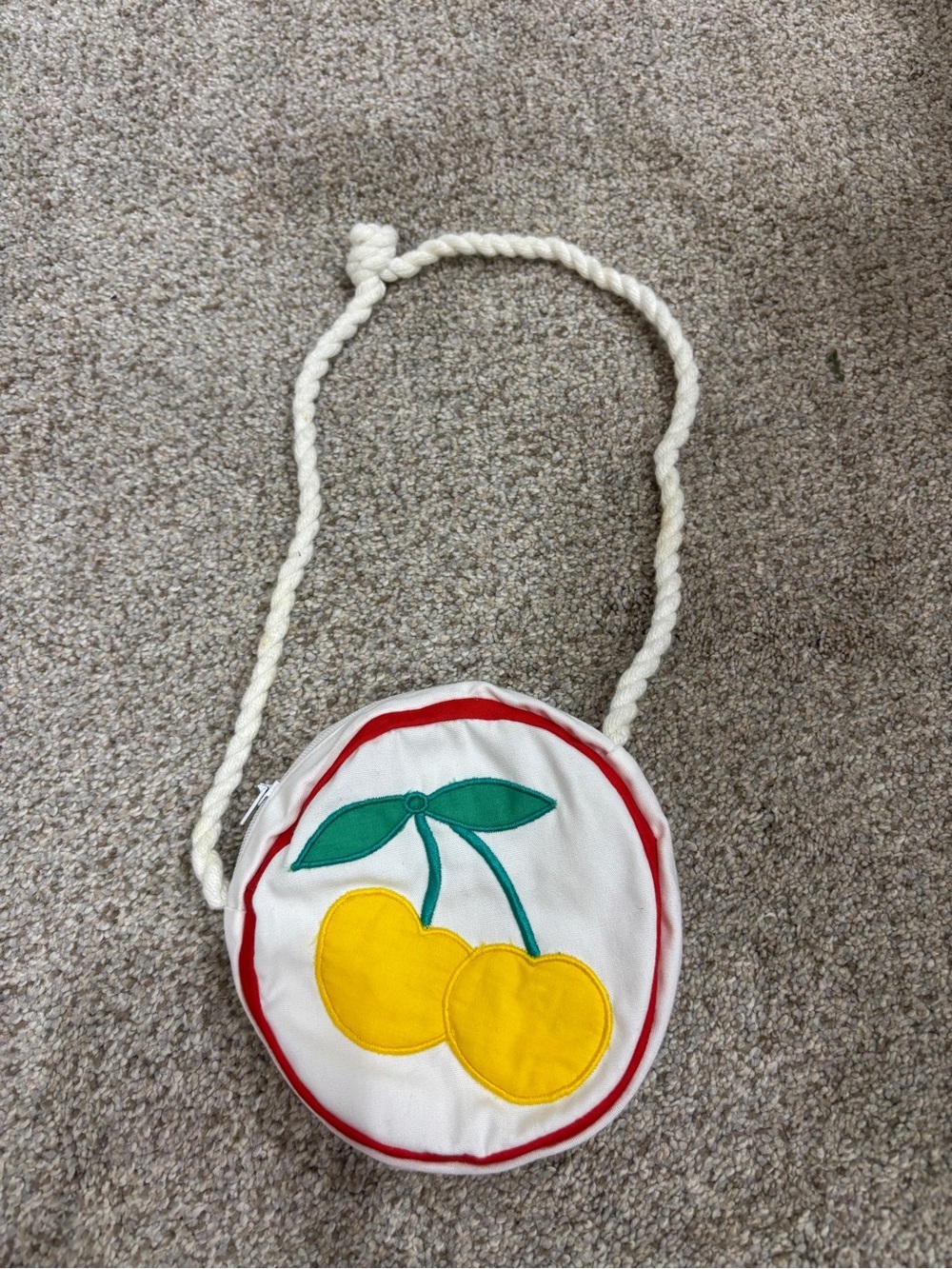 Vintage Toddler Girl’s Cherry Purse retro Y2K